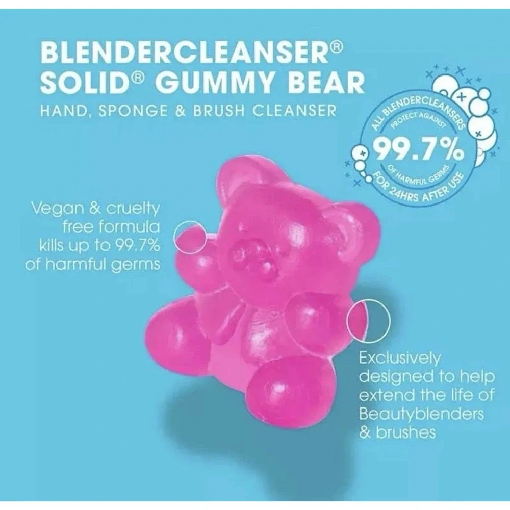 Beauty Blender The Sweetest Blend Sponge & Gummy Bear Cleansing Soap Set NEW!